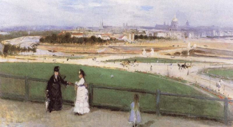 Berthe Morisot View of Paris from the Trocadero Spain oil painting art